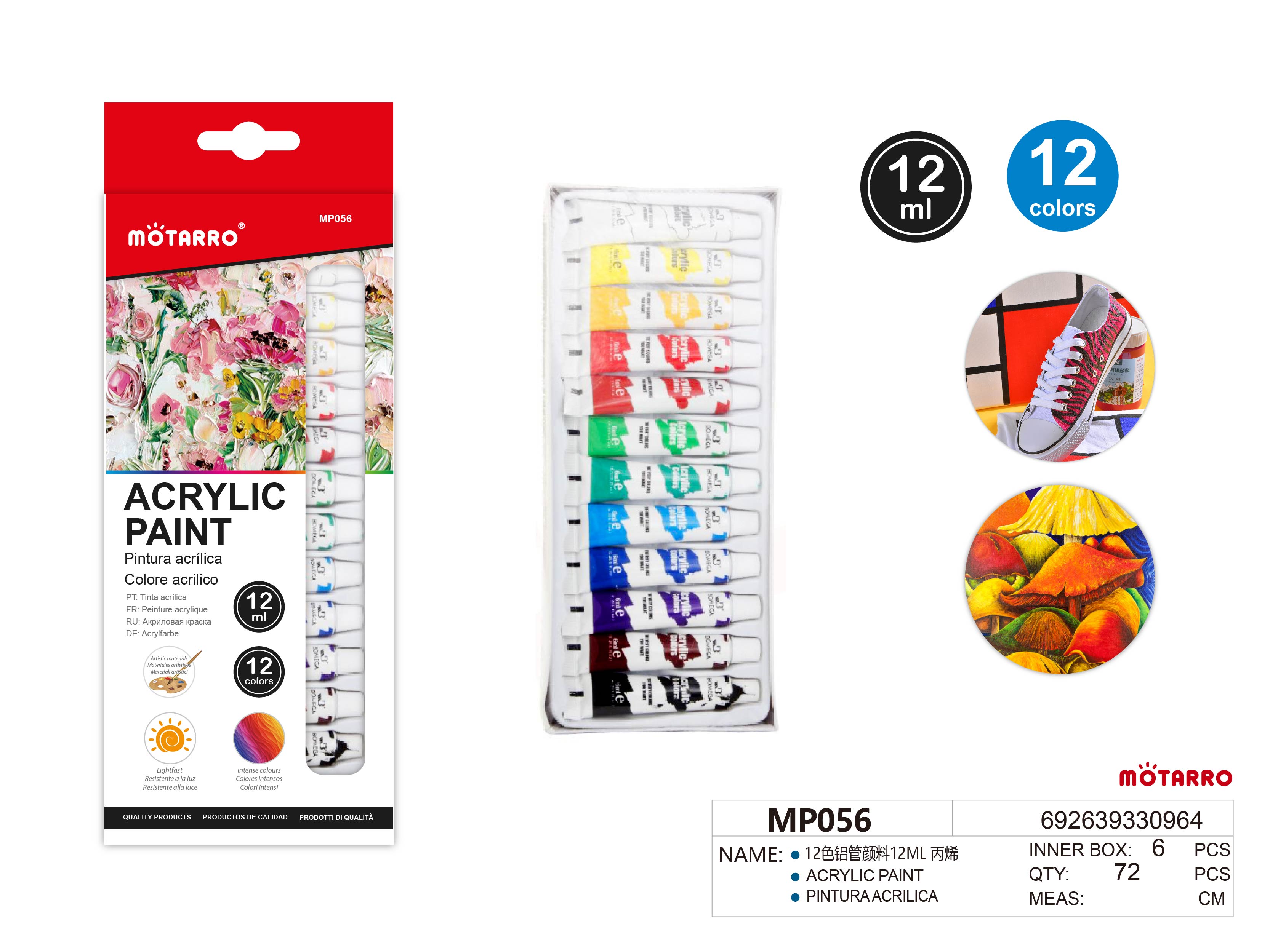 PINTURA GOUACHE 1212MLHIPERCASA MX
